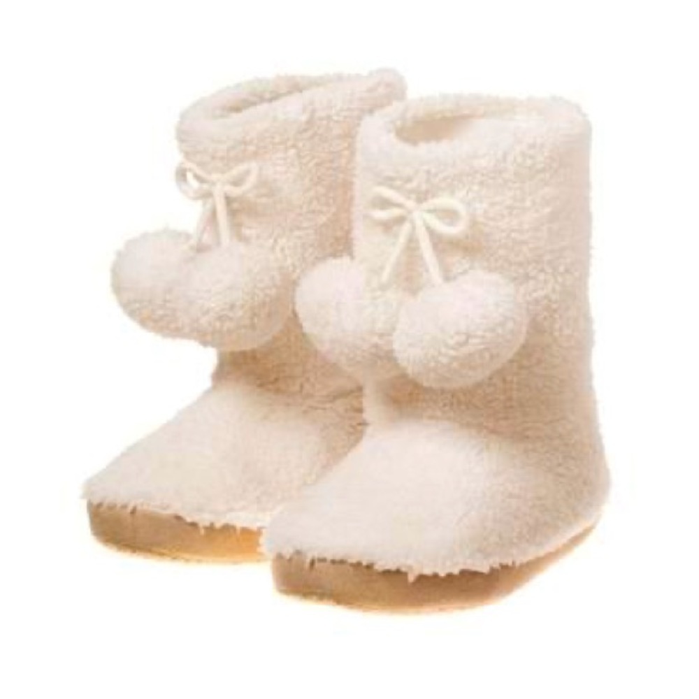 Gymboree Faux Fur Pom Pom Snow Princess Boots